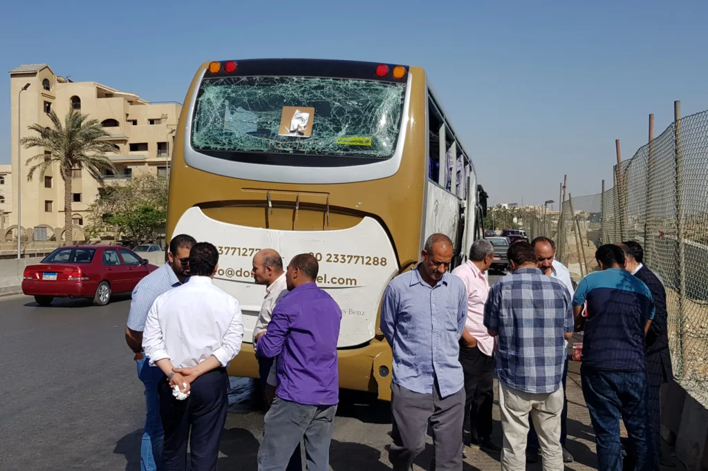 ДТП с туристическим автобусом в Египте